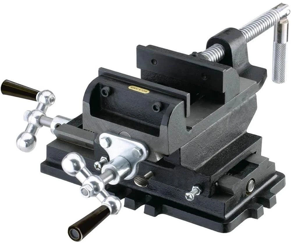Shop Fox 4" Cross Sliding Vise with Adjustable Gibs and Slide Bar (D4082) — product image 2