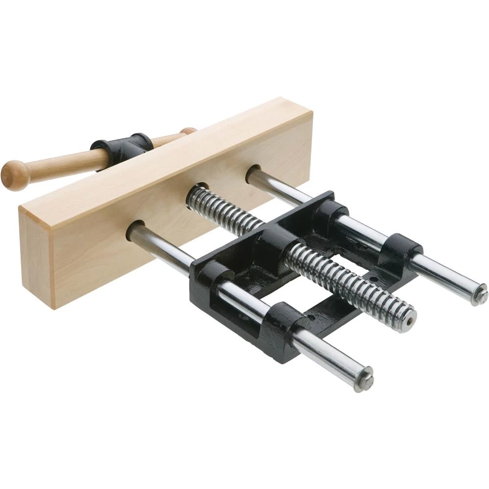 Shop Fox 13 Inch Large Capacity Heavy Duty Cabinet Makers Front Vise Birch Jaw (D4648) — product image 2