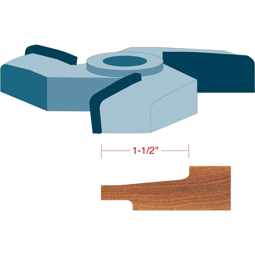 Shop Fox 5 Degree Face Cut Panel Cutter 3/4 Inch Bore Woodworking (DC2065) — product image 2