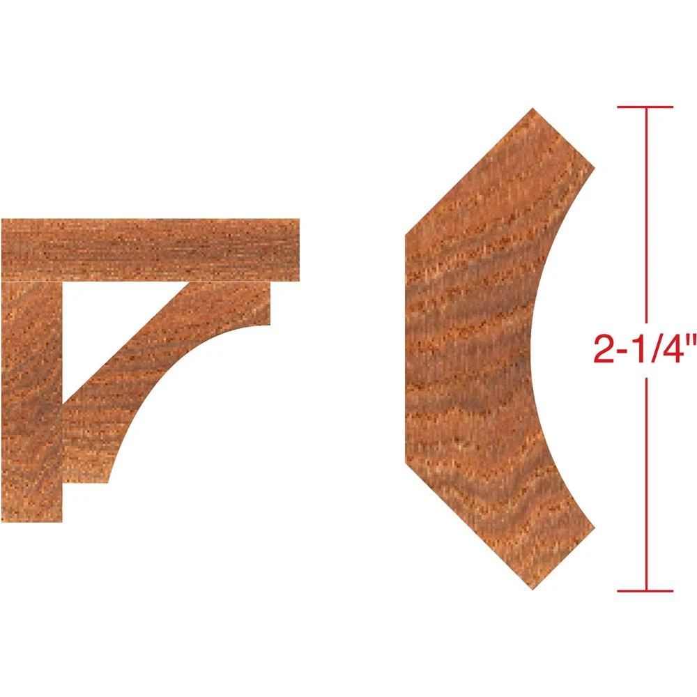 Shop Fox 2 Inch Cove Moulding Cutter 3-1/2 Inch Diameter 1 Inch Bore (DC2202) — product image 2