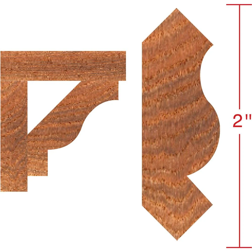 Shop Fox 2 Inch Crown Moulding Cutter 3-1/2 Inch Diameter 1 Inch Bore (DC2210) — product image 2