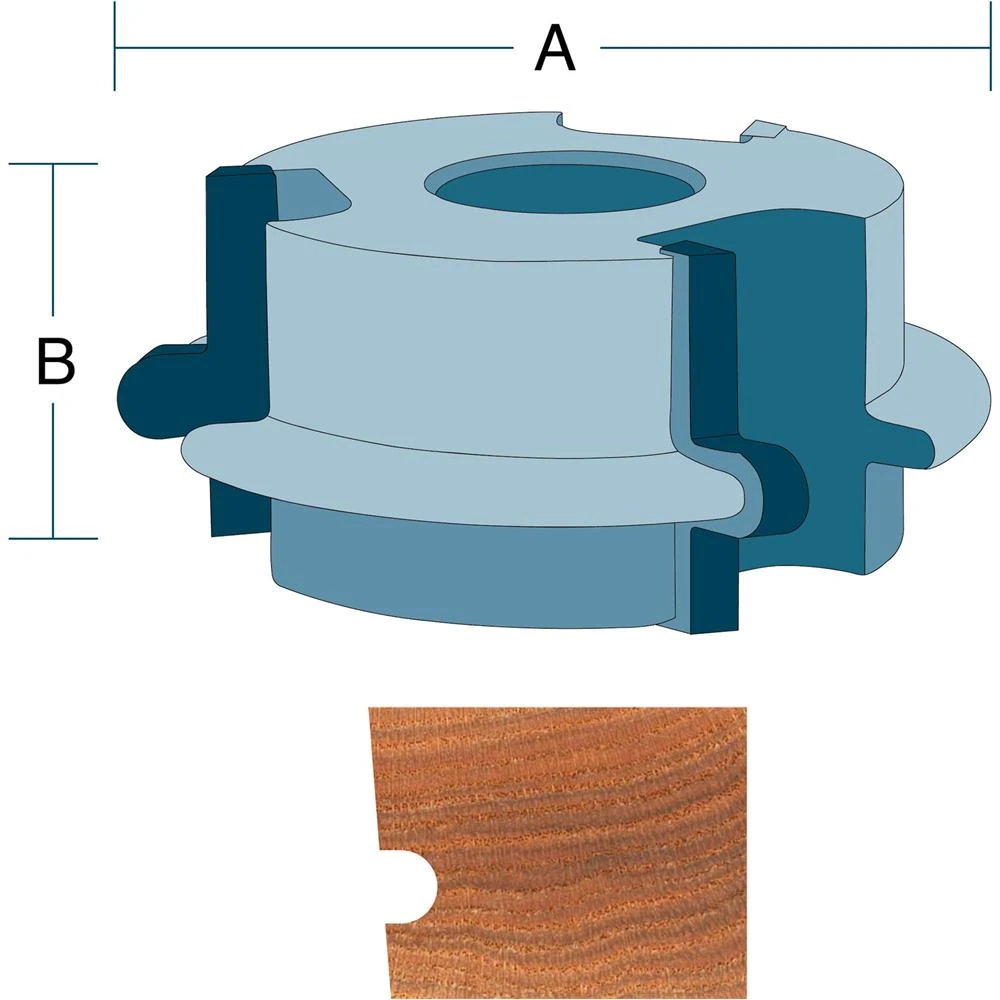 Shop Fox Groove Cut Flooring Cutter with Carbide for Custom Floors (DC2305) — product image 2