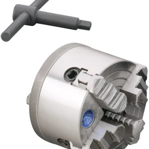 Shop Fox 4 Jaw Chuck with Reversible Jaws for 6" x 10" Mini Lathe (M1028)