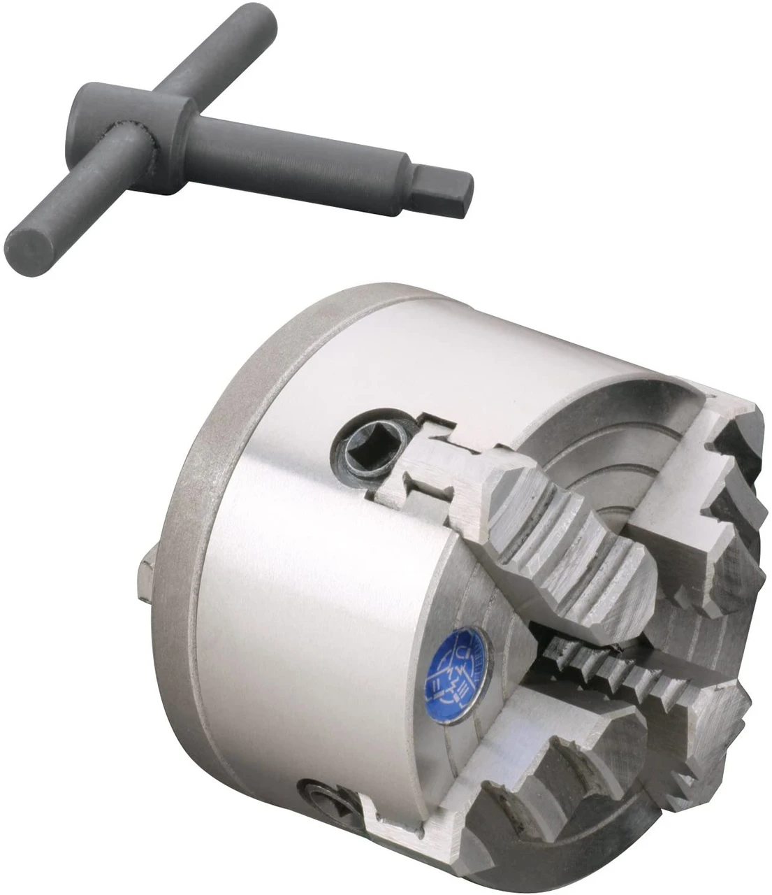 Shop Fox 4 Jaw Chuck with Reversible Jaws for 6" x 10" Mini Lathe (M1028)