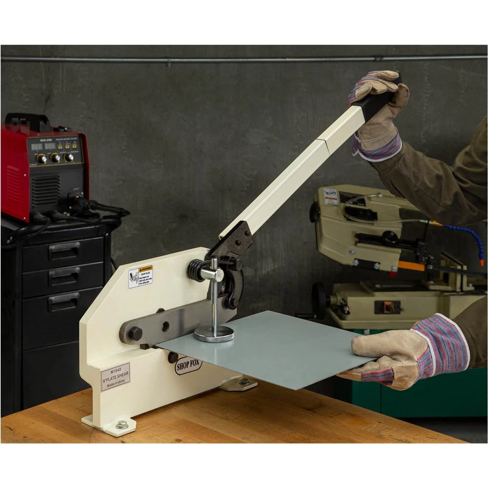 Shop Fox Plate Shear Sheet Metal Cutting Tool 8 Inch Blade (M1040) — product image 3