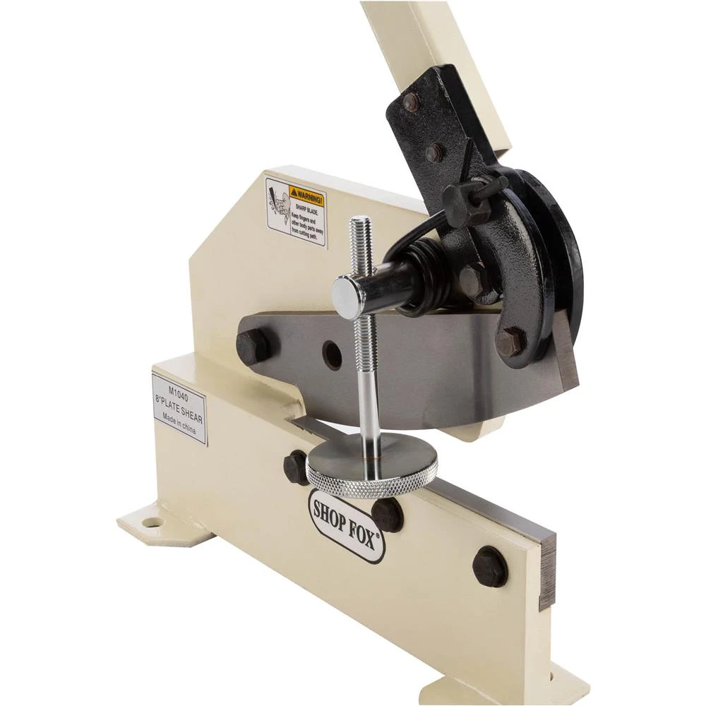 Shop Fox Plate Shear Sheet Metal Cutting Tool 8 Inch Blade (M1040) — product image 5