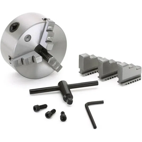 Shop Fox 5 Inch 3-Jaw Chuck Self-Centering for Wood Lathes (M1058)