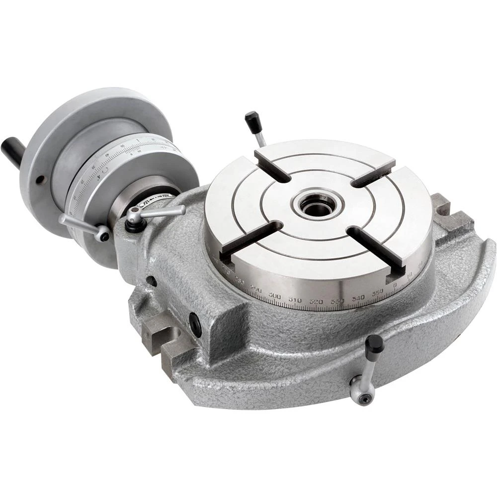 Shop Fox 6 Inch Rotary Table 4 T-Slots 4 Degree Rotation Hand Wheel (M1078) — product image 2