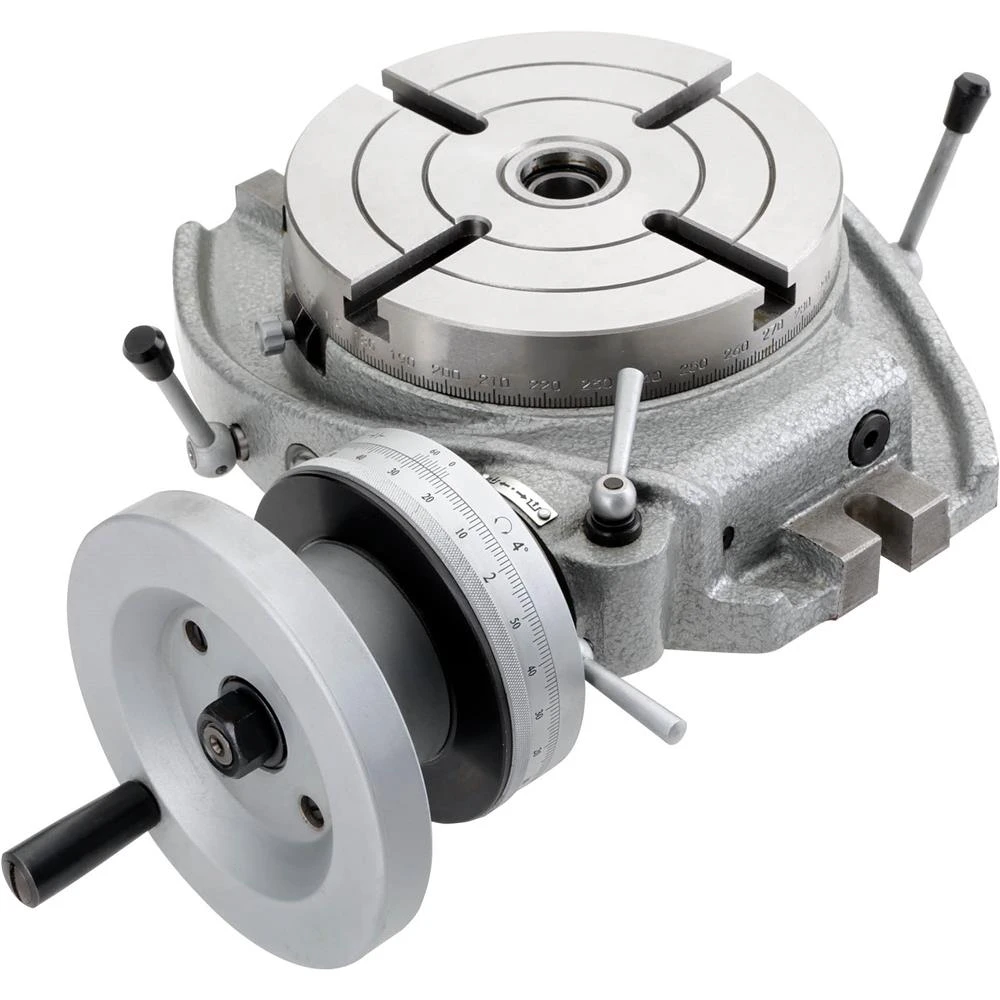 Shop Fox 6 Inch Rotary Table 4 T-Slots 4 Degree Rotation Hand Wheel (M1078) — product image 5