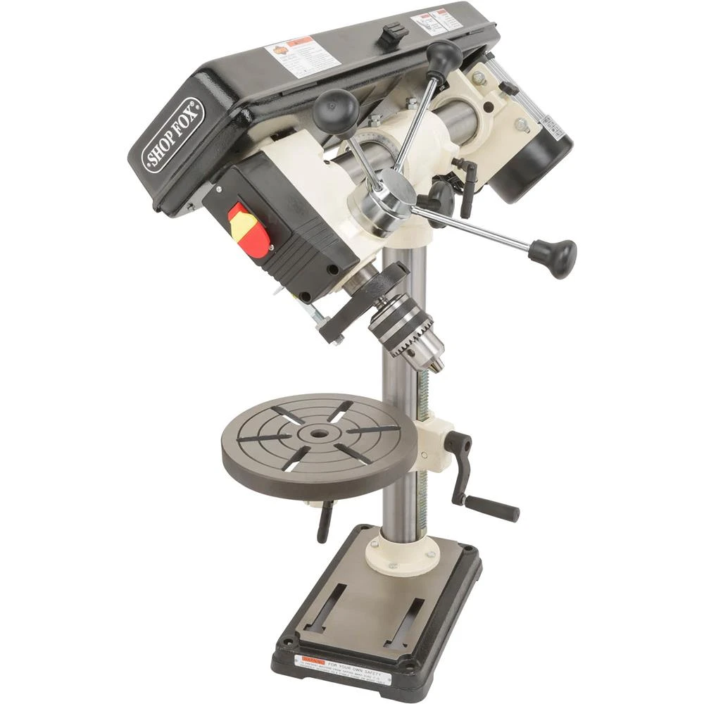 Shop Fox 1/2 HP 34" Bench-Top Radial Drill Press with Sliding Headstock (W1669) — product image 3