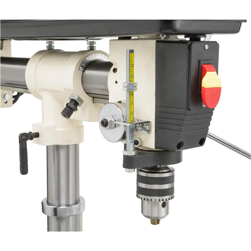 Shop Fox 1/2 HP 34" Bench-Top Radial Drill Press with Sliding Headstock (W1669) — product image 4