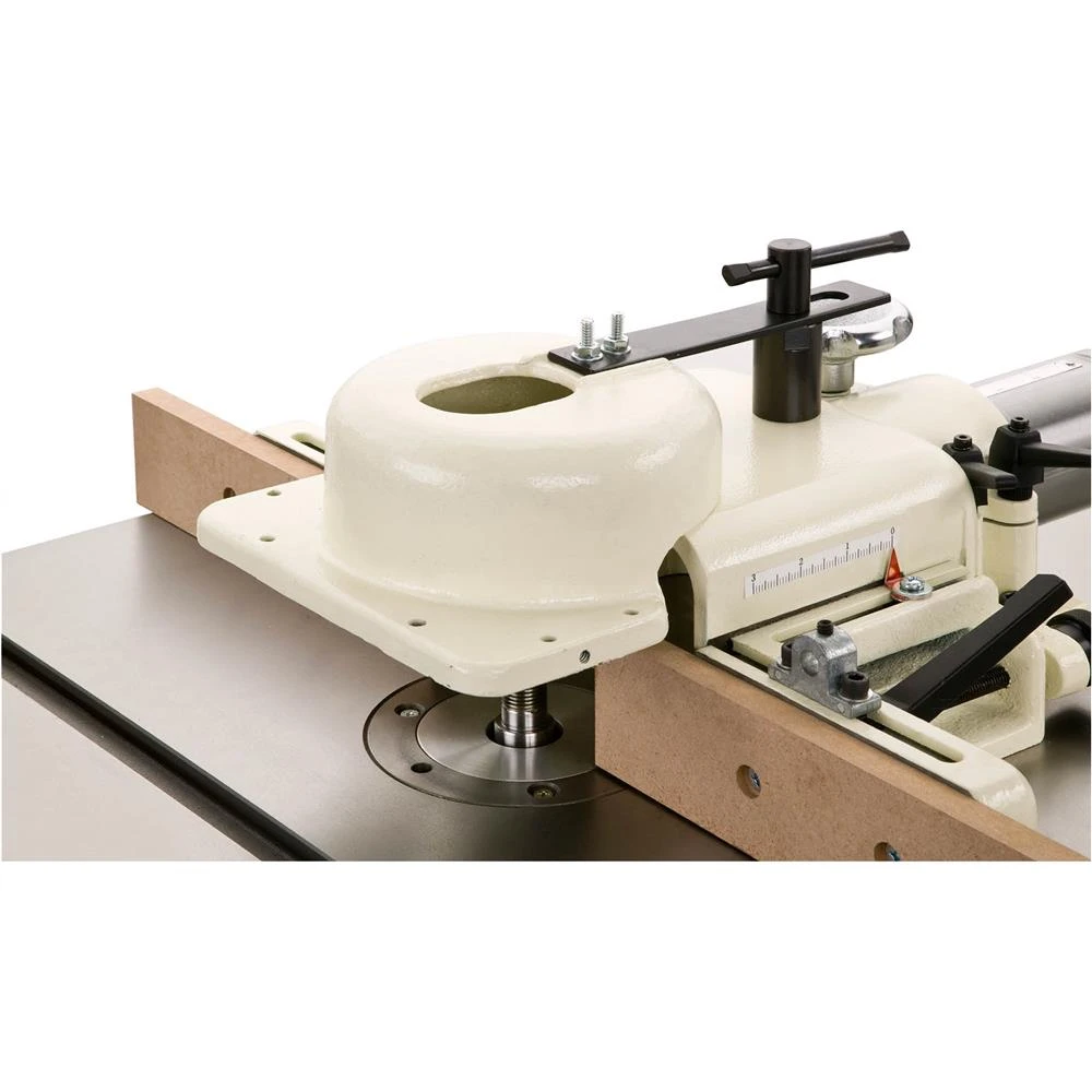 Shop Fox 2 HP Shaper with Cast-Iron Table and Dual Spindles (W1674) — product image 3