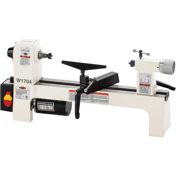 Shop Fox 8" x 13" Benchtop Wood Lathe with Variable Speed Control (W1704)