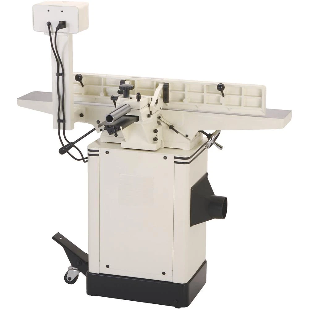 Shop Fox 6" Jointer with Mobile Base Rack-and-Pinion Fence Adjustment (W1745) — product image 2