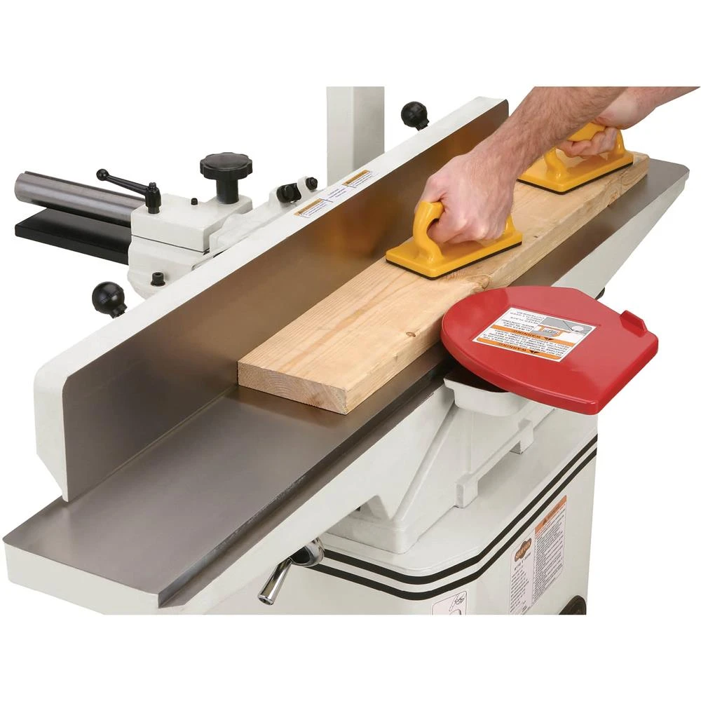 Shop Fox 6" Jointer with Mobile Base Rack-and-Pinion Fence Adjustment (W1745) — product image 4