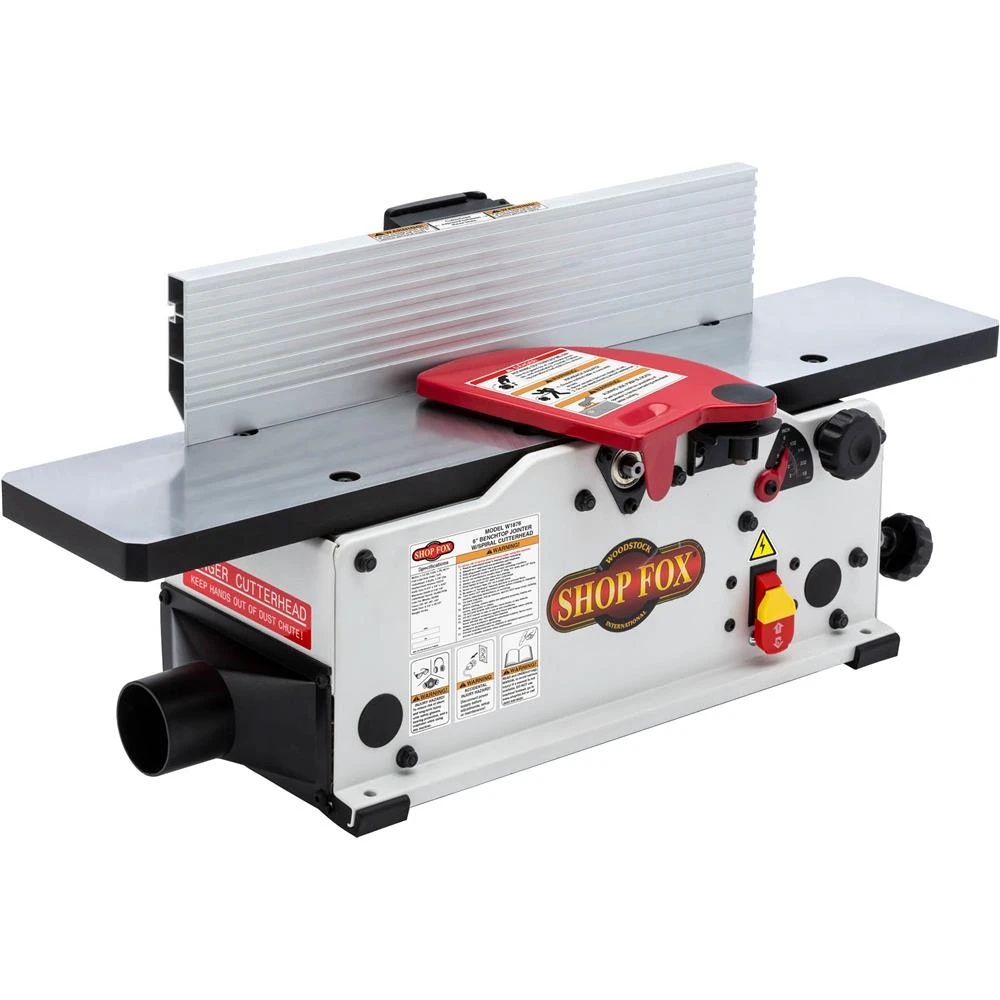 Shop Fox 6" Benchtop Jointer with Spiral-Style Cutterhead (W1876) — product image 2