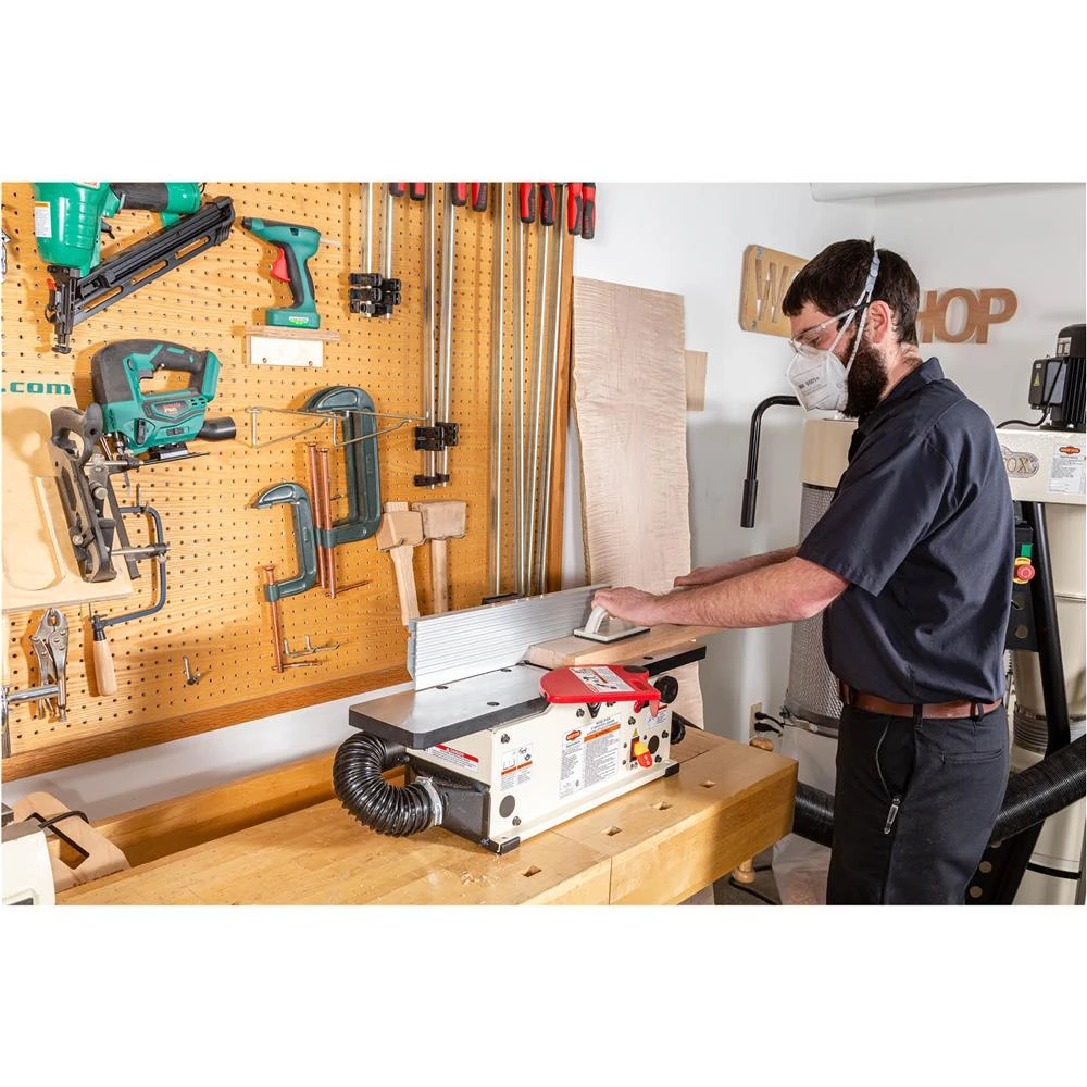 Shop Fox 6" Benchtop Jointer with Spiral-Style Cutterhead (W1876) — product image 4