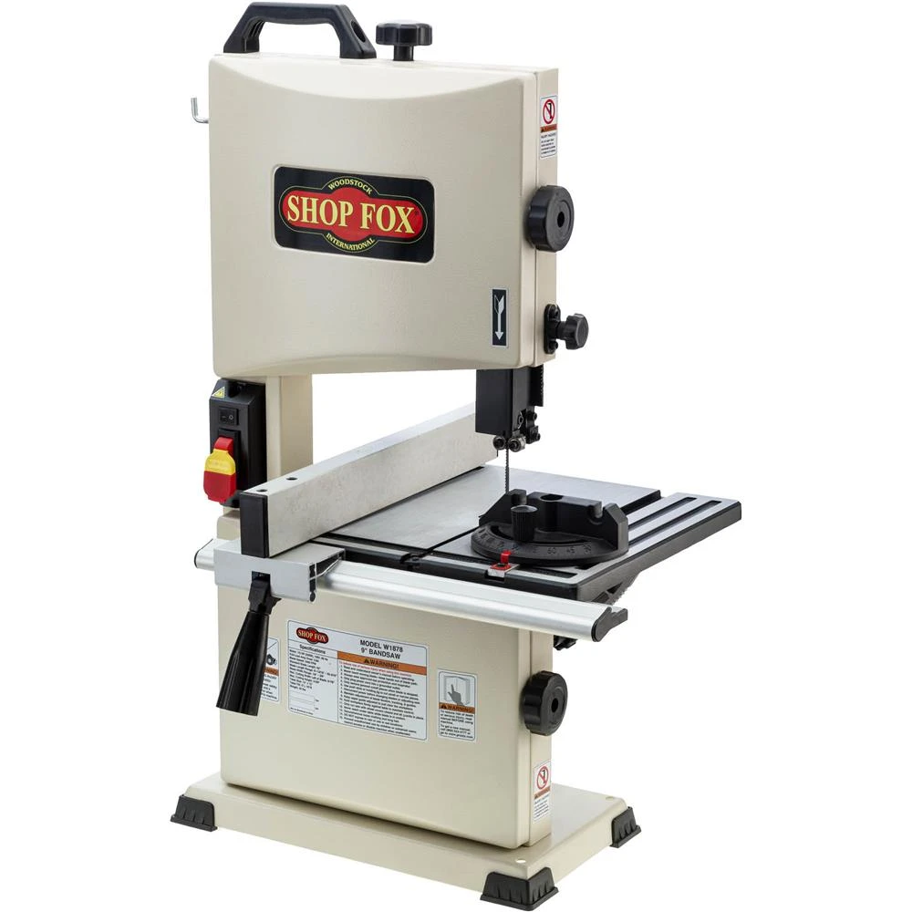 Shop Fox 9" Benchtop Bandsaw with LED Work Light (W1878)