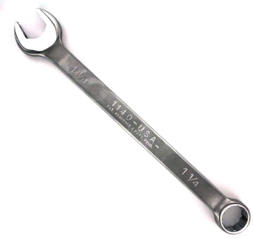 Wright Tool Combination Wrench Wrightgrip 2.0 12 Point Satin - 1-1/4" (1140) — product image 2