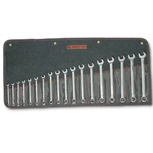 Wright Tool Full Polish Metric Combination Wrenches 7Mm - 24Mm (18-Piece),Silver (958)