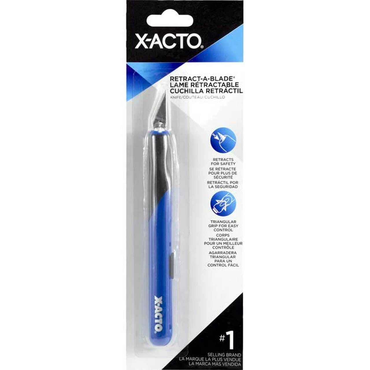 X-Acto Blue Retract-A-Blade Knife Handle #1 Knife (X3204) — product image 3