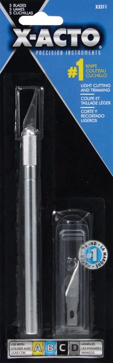 X-Acto #1 Knife Set with 5-Pack Blades (X3311-1) — product image 2