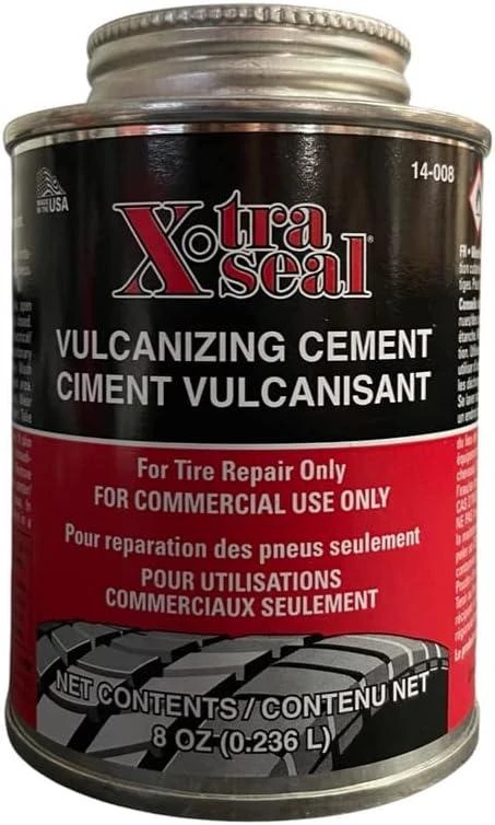 X-tra Seal Chemical Vulcanizing Tire Repair Cement 8 Oz Can (14-008) — product image 2