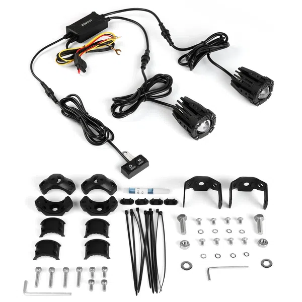 XKGLOW 2in Dual Mode LED Driving Light Kit for Motorcycles, UTVs & ATVs (XK034021)