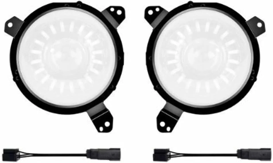 XKGLOW 4" Fog Light Mounting Brackets Wrangler JL Gladiator JT (XK-MNT-JL-FOG)