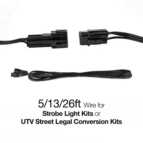 XKGLOW Extension Wire Add-On PNP Strobe Light Series (XK052-WIRE-3FT , XK052-WIRE-5FT , XK052-WIRE-13FT , XK052-WIRE-26FT)