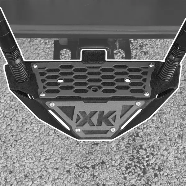 XKGLOW Hitch Receiver Step And Whip Plate with Mounting Holes (XK-HITCH)