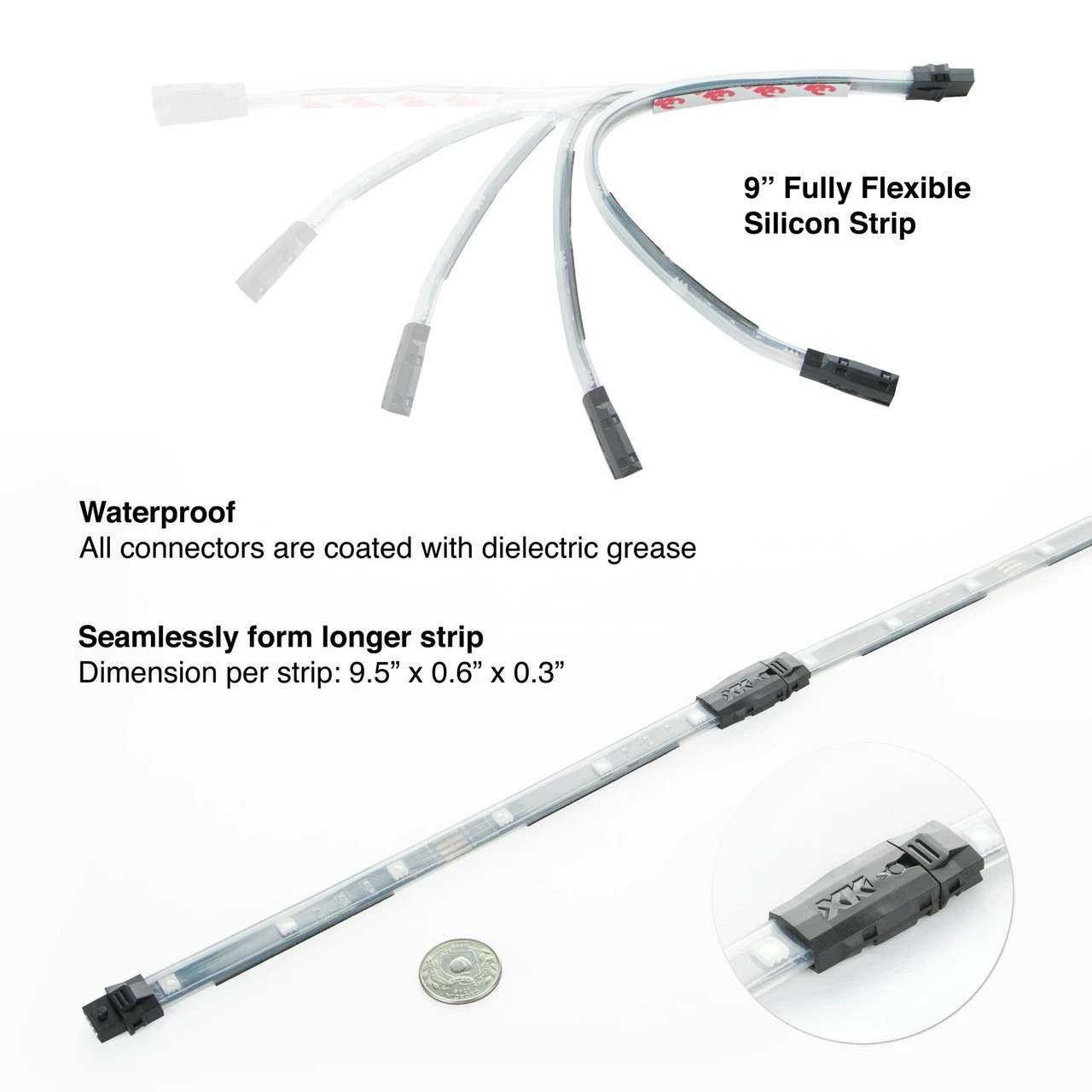 XKGLOW Underglow and Interior LED Accent Light Kits with App Control
