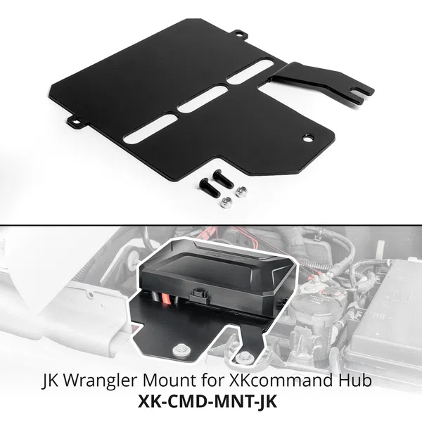 XKGLOW XKCommand Hub Mounting Bracket (XK-CMD-MNT-JK , XK-CMD-MNT-JL , XK-CMD-MNT-UNV)