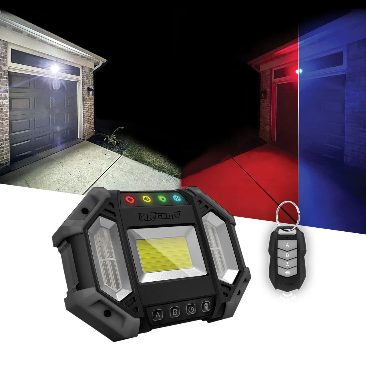 XKGLOW XKdefender 7 Mode LED Work and Security Light with Remote (XK-DEF-KIT)