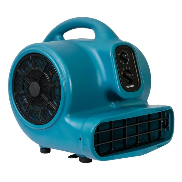 XPOWER 1/3 HP 2000 CFM 3 Speed Air Mover Dryer Blower with Timer Filter Kit (X-430TF)