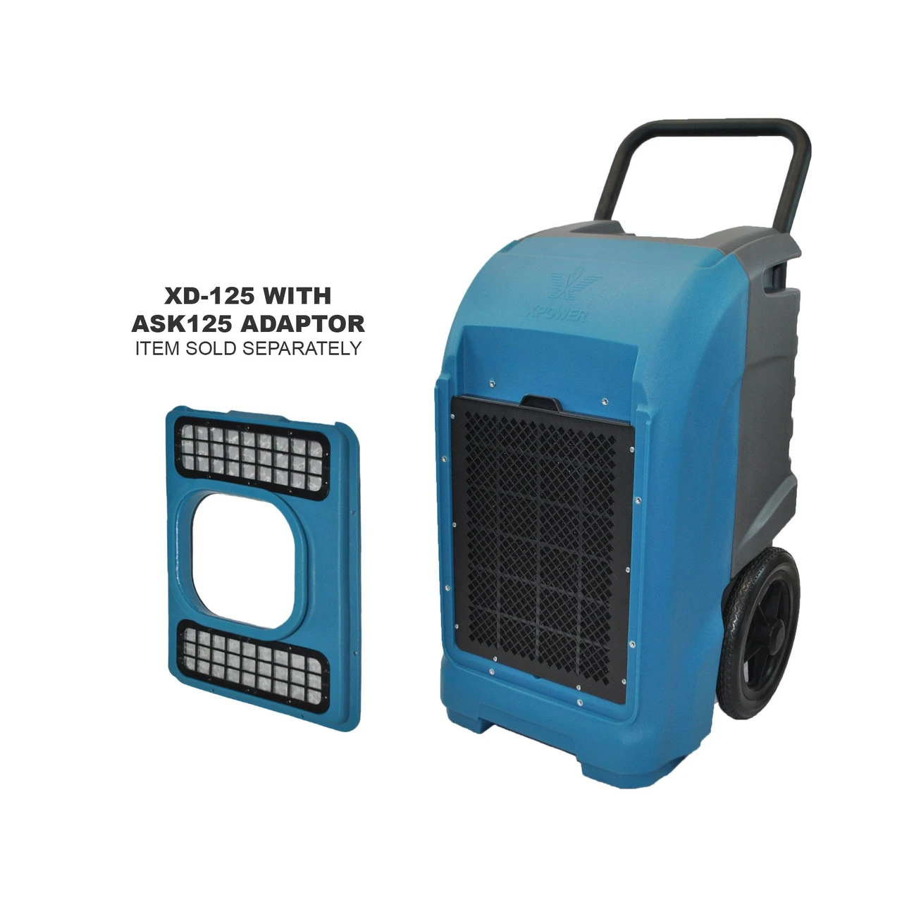 XPOWER 125-Pint Commercial Dehumidifier with Automatic Pump and Drainage Hose (XD-125) — product image 2