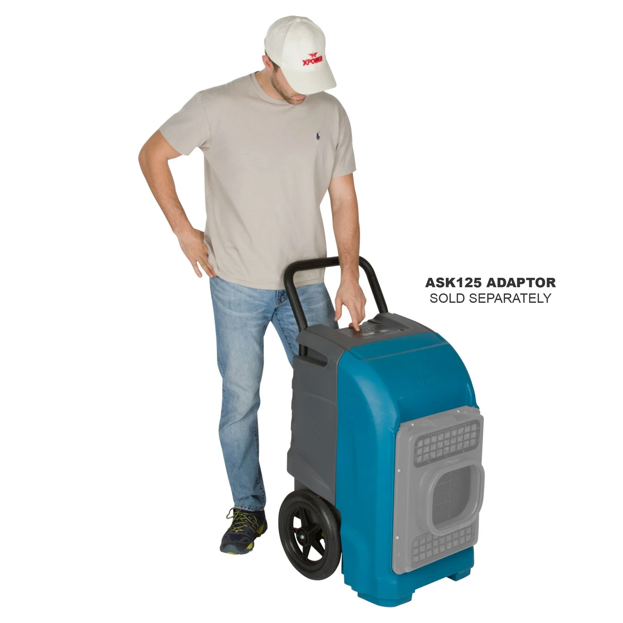 XPOWER 125-Pint Commercial Dehumidifier with Automatic Pump and Drainage Hose (XD-125) — product image 5