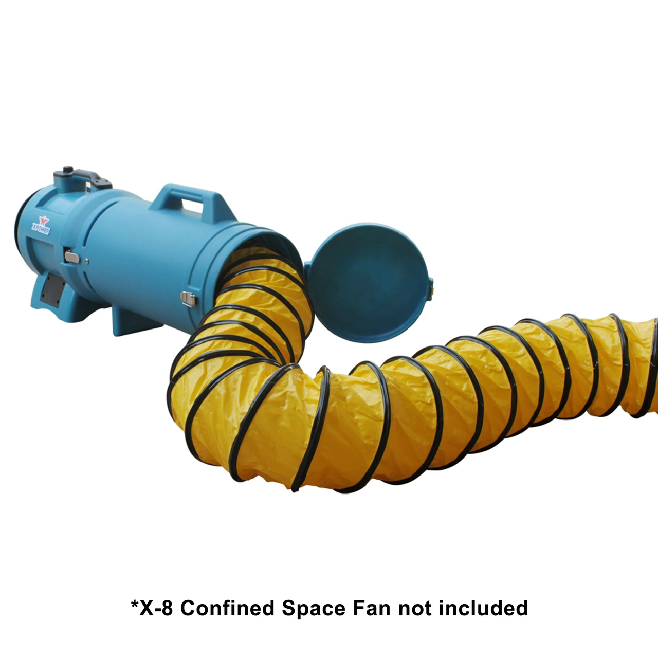 XPOWER 25 ft Ducting Hose 8 inch Diameter with Carrier (8DHC25) — product image 4