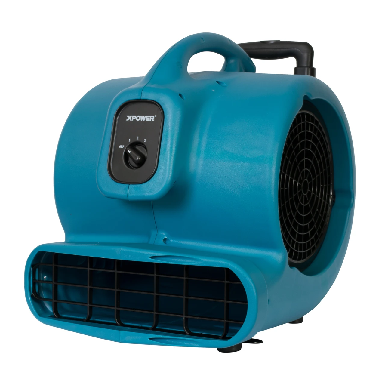 XPOWER 3/4 HP 3200 CFM Air Mover with Telescopic Handle and Wheels (P-800H-Blue) — product image 10