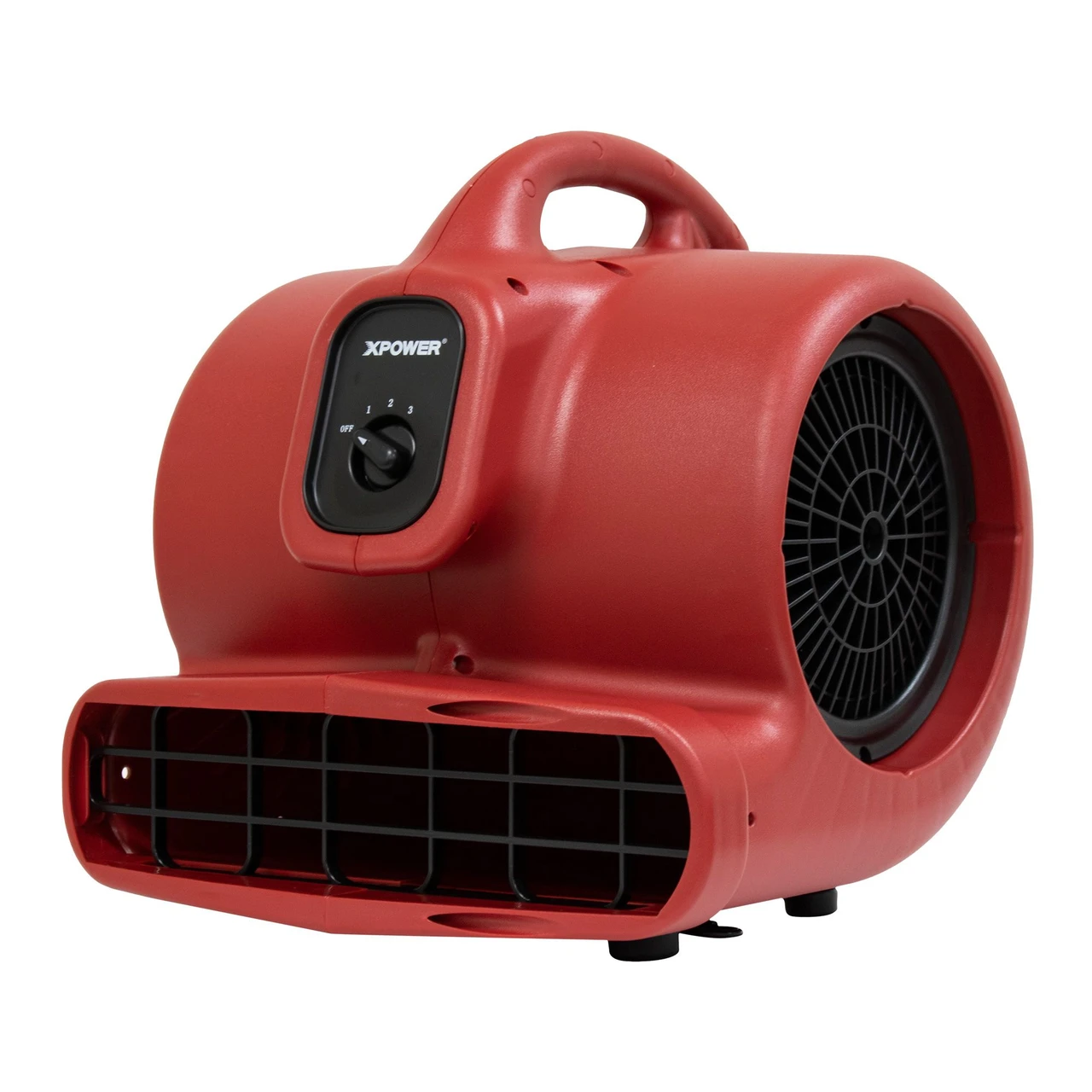XPOWER High Performance 1/3 HP Air Mover with Daisy Chain (X-600A-Red) — product image 3