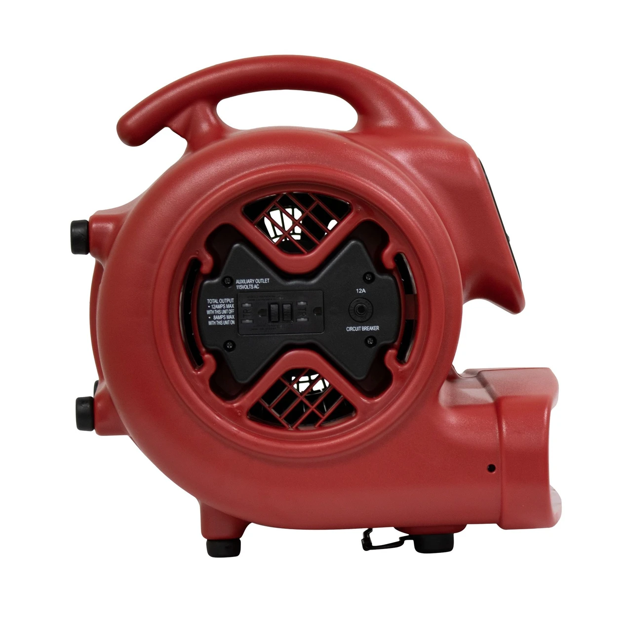 XPOWER High Performance 1/3 HP Air Mover with Daisy Chain (X-600A-Red) — product image 4