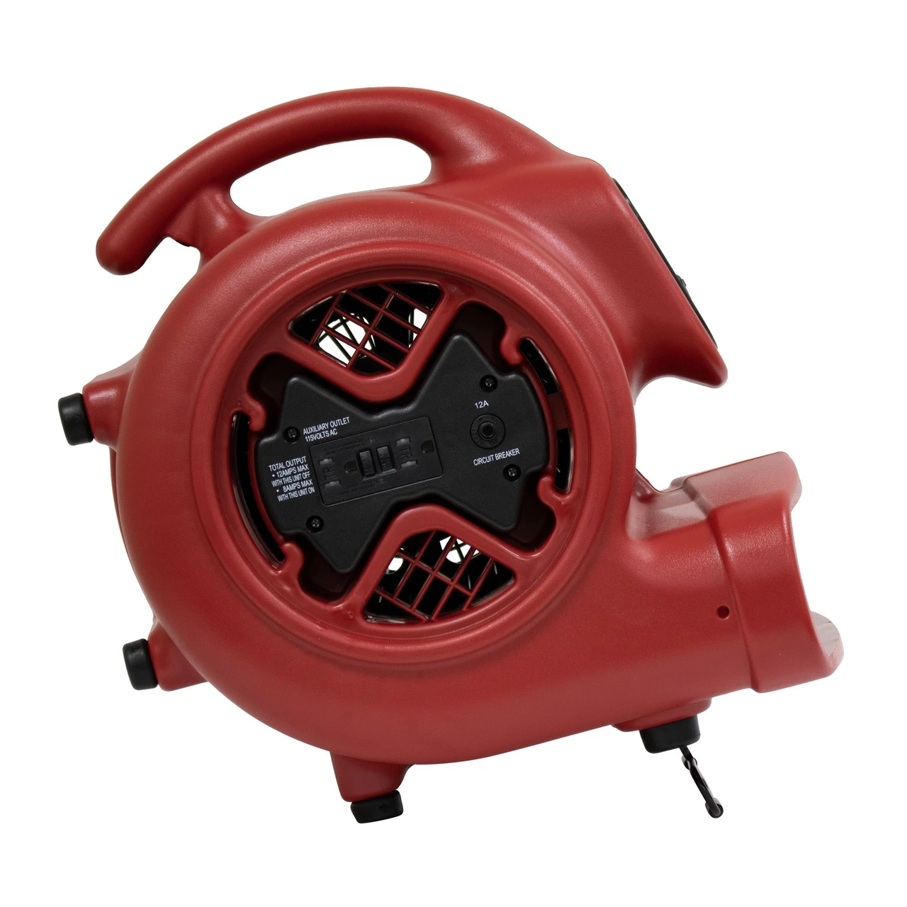 XPOWER High Performance 1/3 HP Air Mover with Daisy Chain (X-600A-Red) — product image 8