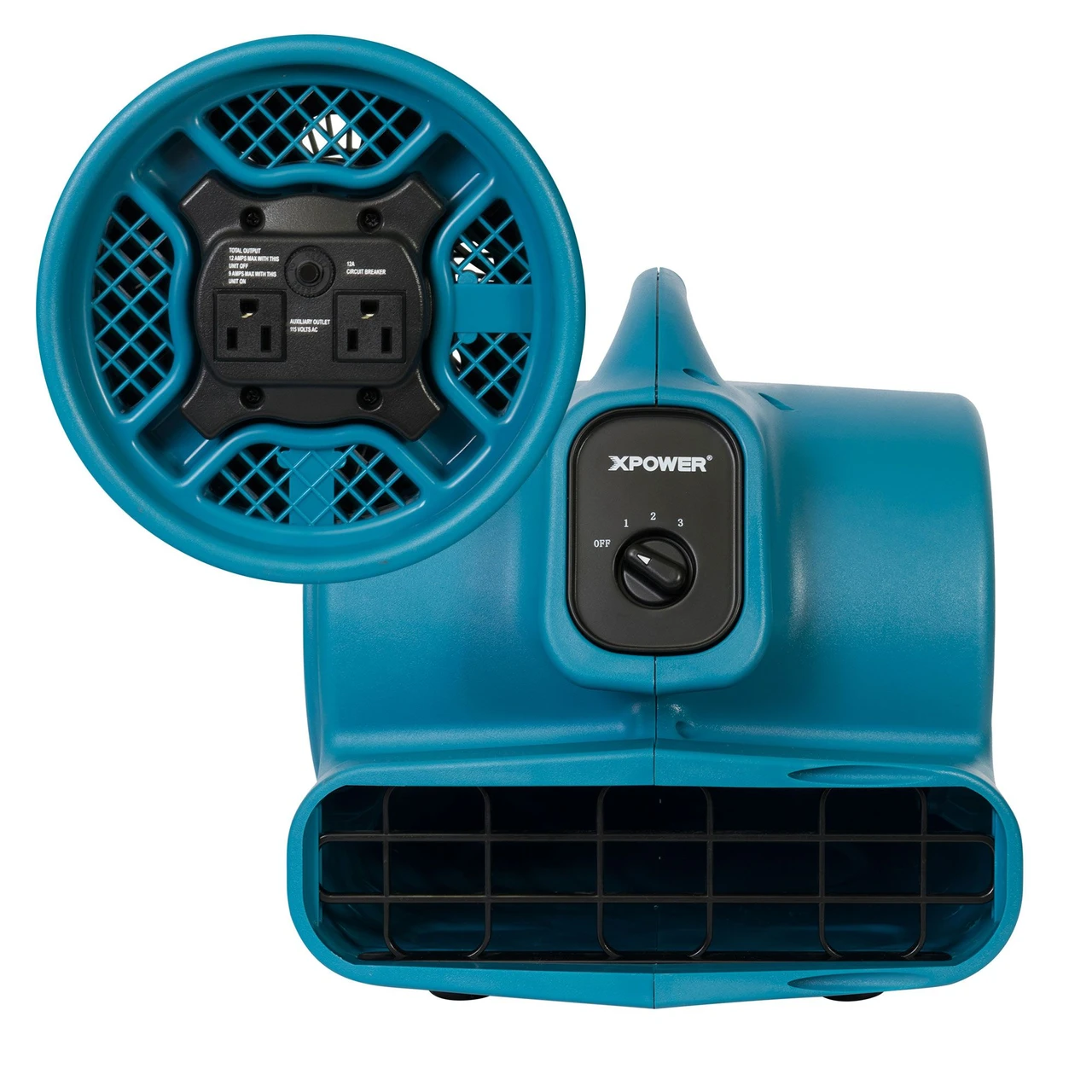 XPOWER Industrial Air Mover with Daisy Chain and 1/4 HP Motor (X-400A) — product image 3