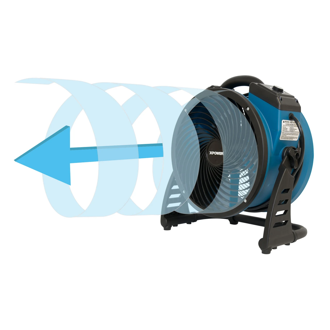 XPOWER Industrial Axial Air Mover High Performance Fan with 4 Speeds (P-26AR) — product image 10