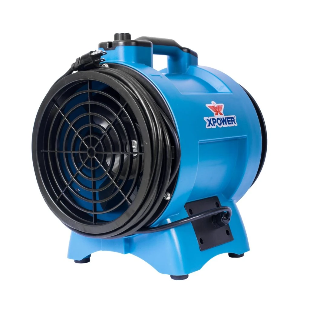 XPOWER Industrial Confined Space Ventilator Fan with Variable Speed (1/3 HP) (X-8)