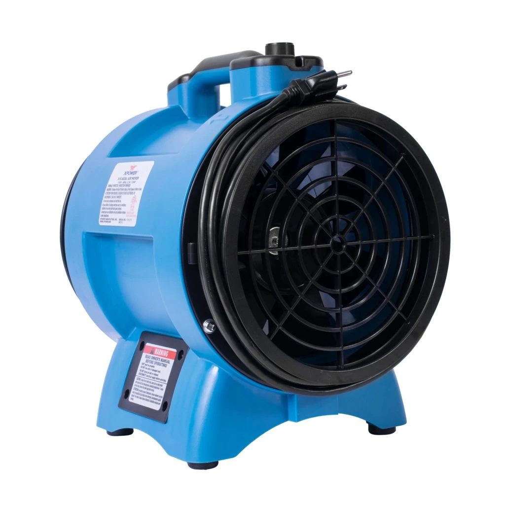 XPOWER Industrial Confined Space Ventilator Fan with Variable Speed (1/3 HP) (X-8) — product image 4