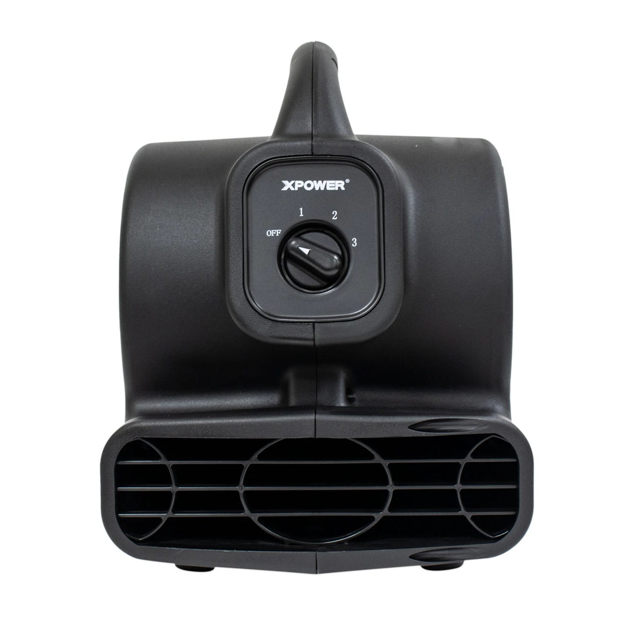 XPOWER Mighty 138W 600 CFM Mini Air Mover with Daisy Chain Outlets (P-80A-Black) — product image 2