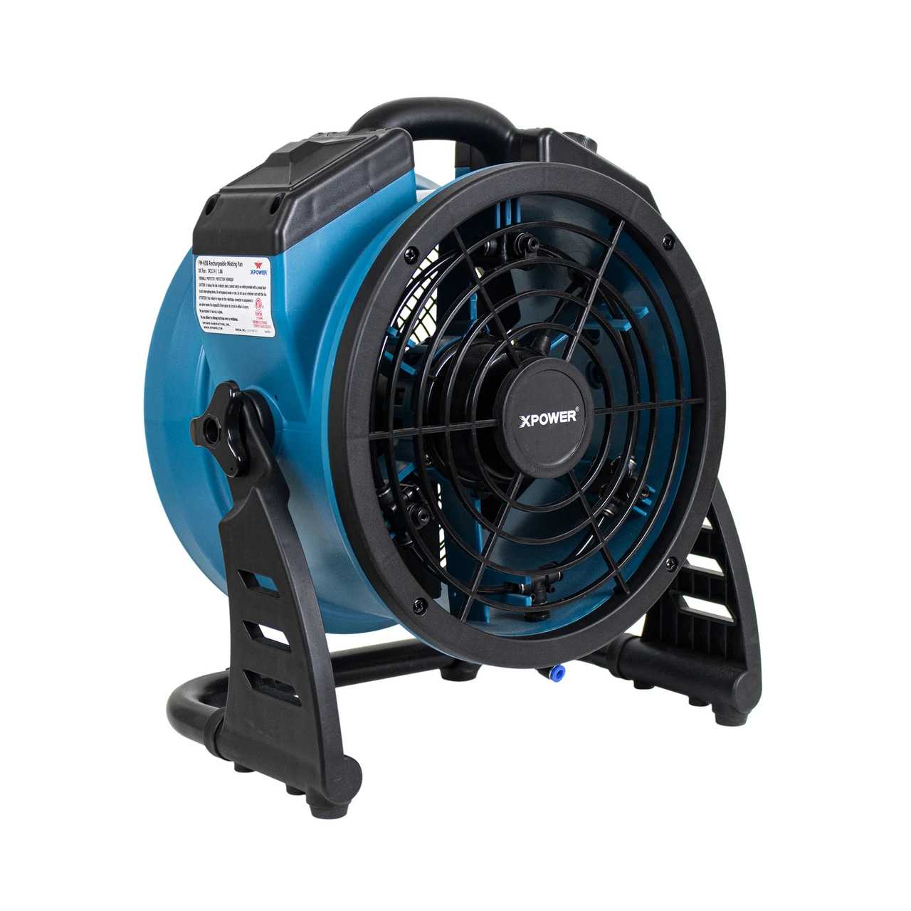 XPOWER Multi-purpose Battery Powered Misting Fan and Air Circulator (FM-65B)