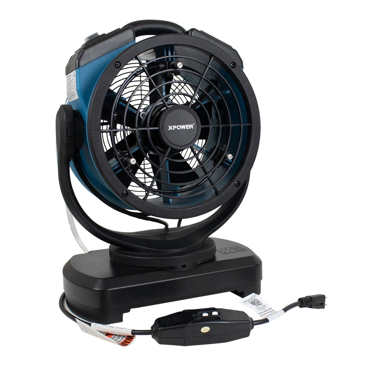XPOWER Multi-Purpose Oscillating Misting Fan with Built-In Water Pump (FM-68W) — product image 9