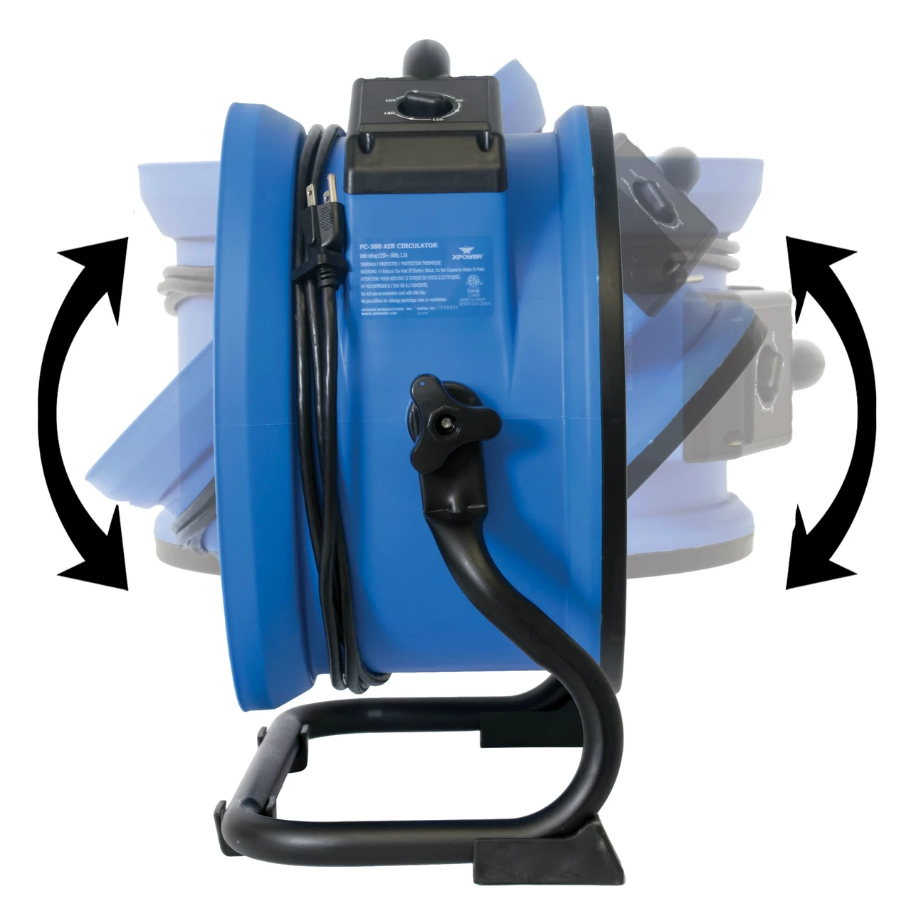 XPOWER Multipurpose 14” Pro Air Circulator Utility Fan (FC-300) — product image 4